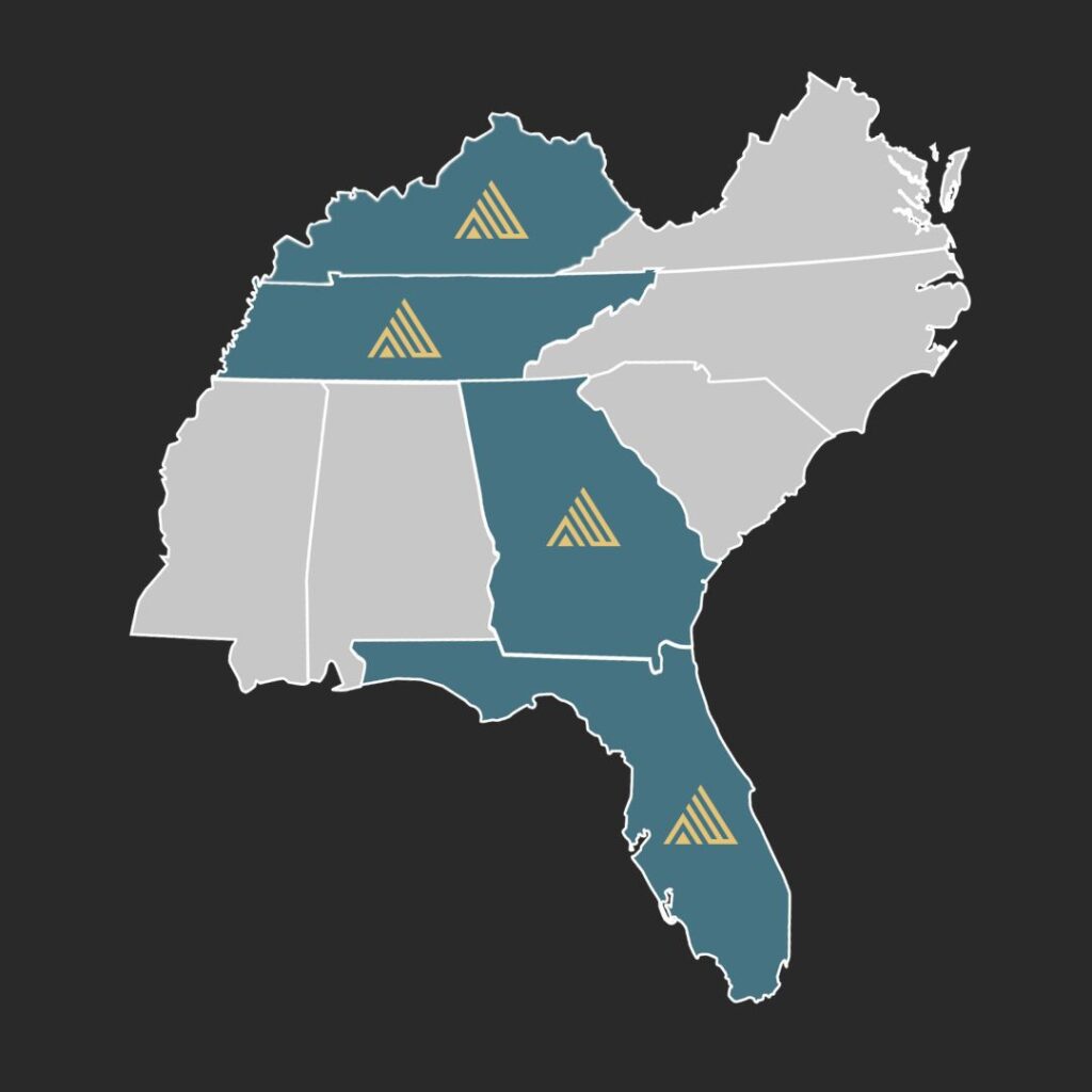 Apex Wellness Service Areas - Kentucky, Tennessee, Georgia, Florida